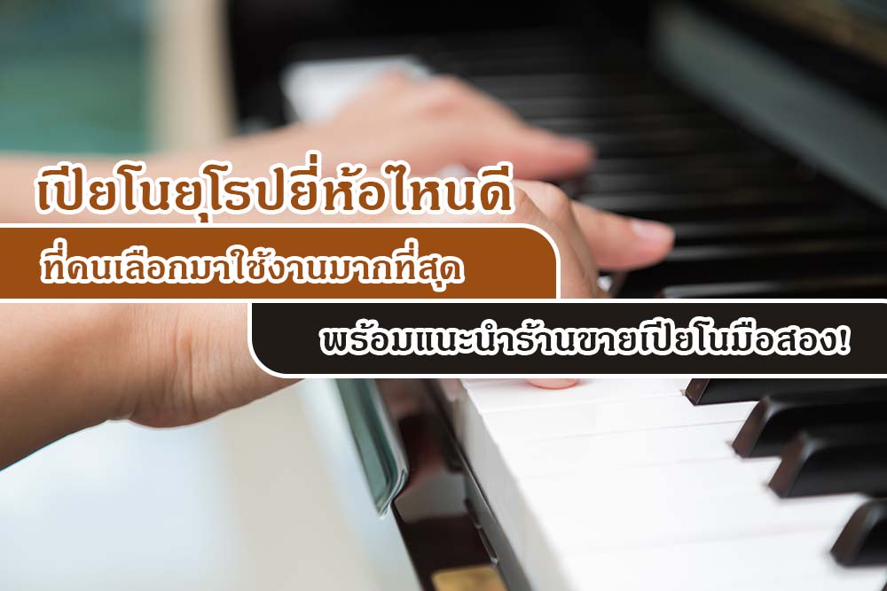 เปียโนยุโรปยี่ห้อไหนดี ที่คนเลือกมาใช้งานมากที่สุด พร้อมแนะนำร้านขายเปียโนมือสอง!